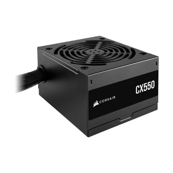 Corsair 550W CX Series, 80 PLUS Bronze Certified, Up to 88% Efficiency, Compact 125mm design easy fit and airflow, ATX PSU 2023