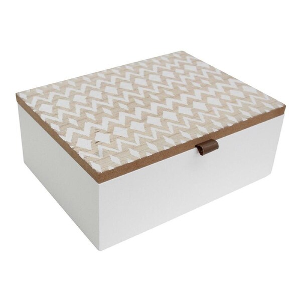 Native 20cm MDF Jewellery Box Home/Bedroom Decorative Accessory Trinket Storage