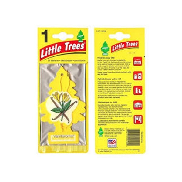 VANILLAROMA LITTLE TREES AIR FRESHENERS CAR TRUCK VANILLA FRESHENER SCENT