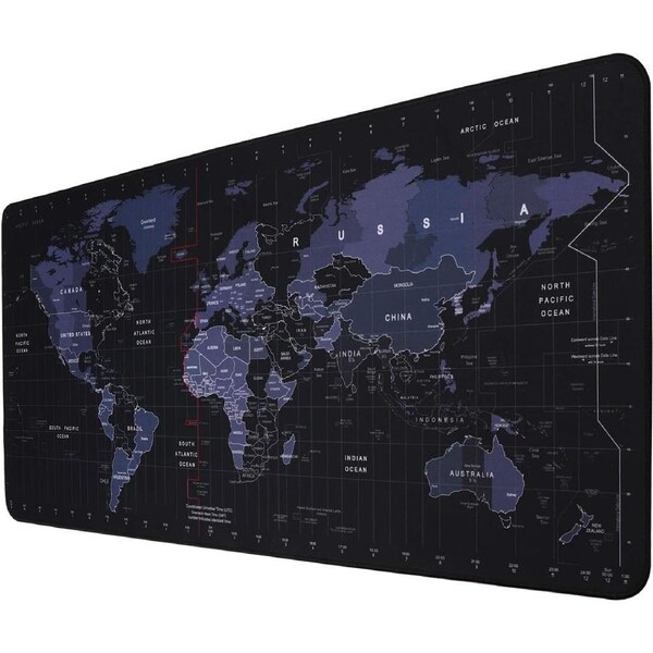 Large Mouse Pad Non-Slip Rubber Mice Pads Stitched Edges 35x15