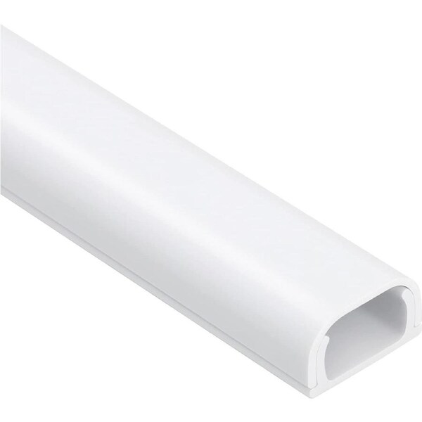 Wire Covers 2 Cords 68in Wall Mount White Kit Paintable Concealer