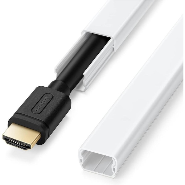 Cord Hider Cable Hider Wall Paintable Wire Covers White