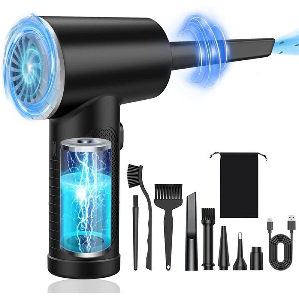 Rechargeable Air Duster for Computer Keyboard Car Cleaning