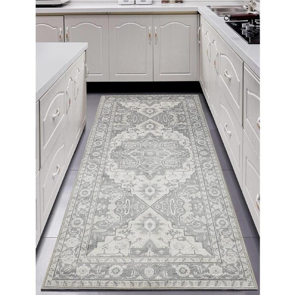 Extra Long & Wide Runner Rugs 80x180cm Washable Non Slip Kitchen Floor Mat