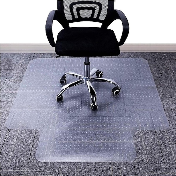 Office Chair Mat Carpet Protector 90x120cm Non-Slip Studded Home Office Anti-Slip