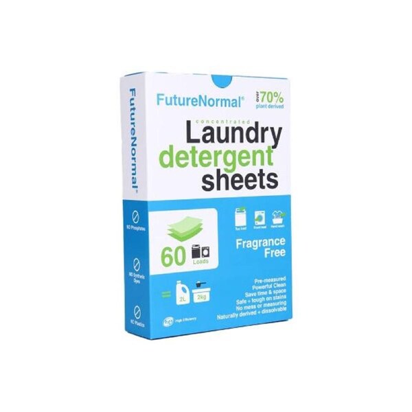Future Normal Laundry Detergent Fragrance Free - 60 sheets
