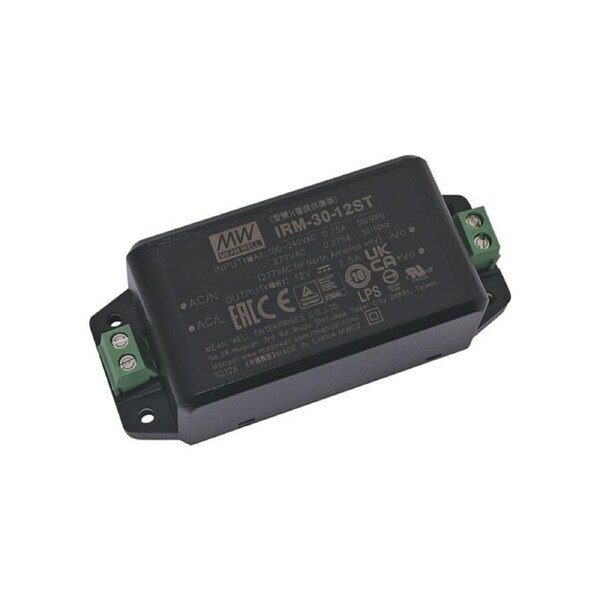 Mean Well 30W 12V/2.5A Mini Screw Terminal Power Supply