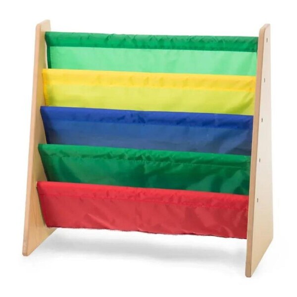 Aussie Baby Soft Book and Magazine Storage Rack - Vibrant Rainbow