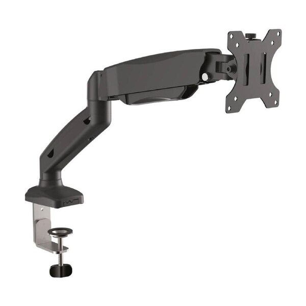 Barkan Flat/Curved Monitor Gas Spring Desk Mount, 13 - 29 Inch Size, Black