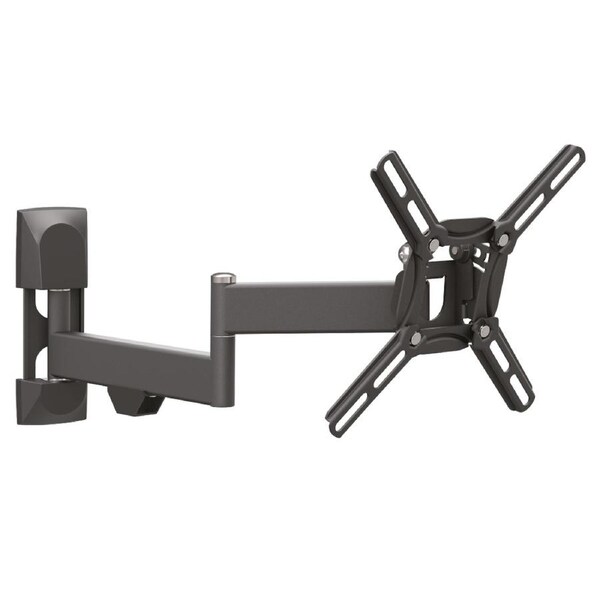 Barkan Full Motion TV Wall Mount, 13 - 43 Inch Size, Black