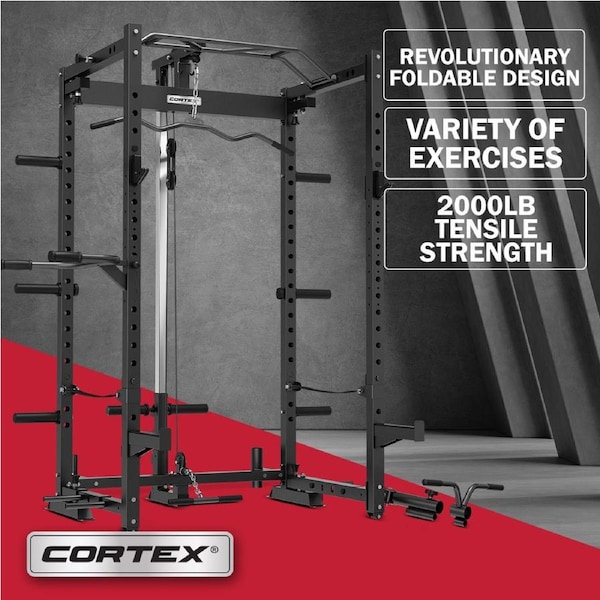 CORTEX PR-4 Space Saver Folding Squat Power Rack