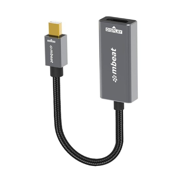 mbeat Tough Link Mini DisplayPort to HDMI Adapter Seamless Connectivity HDMI Version: 1.3 1080p@60Hz HD display Package Weight: 42.5g