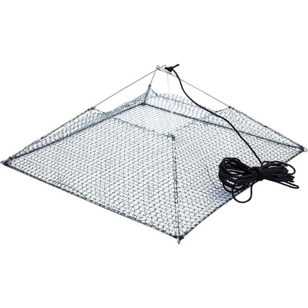 Fish Teck Yabby/Crustacean Pyramid Net Trap w/Steel Framed Entry 59x59cm