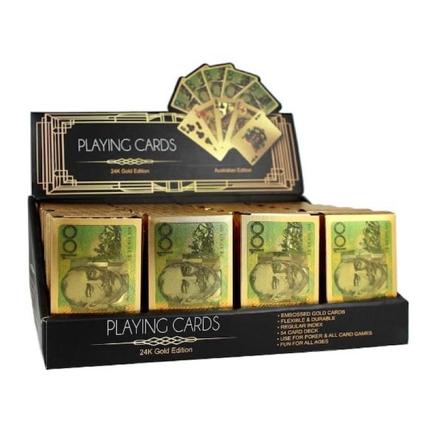 Gold Playing Cards 54 Cards