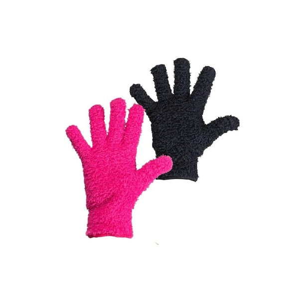 Framar Bleach Blenders Microfibre Gloves 2Pack - Black & Pink