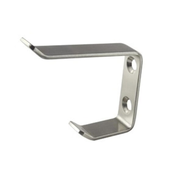 Dolphy Double Robe Hook - Stainless Steel Bathroom Wall Hook for Towels, Robes & Clothes - Concealed Fix Mount - Silver