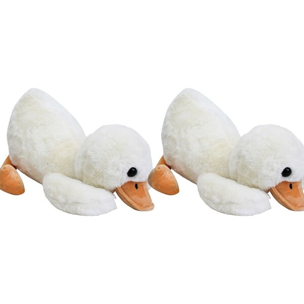 2x Daisy Duck 38cm Plush Toy Kids/Children/Toddler Play Soft Stuffed Animal WHT