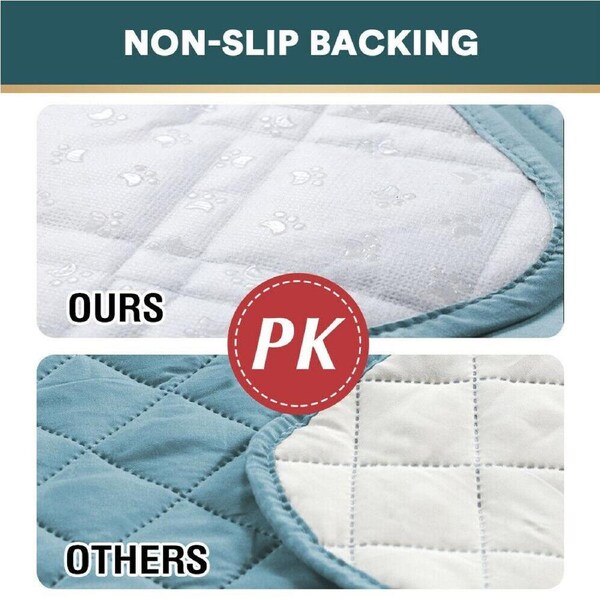 100% Waterproof Sofa Cover Protector Couch Covers for Dogs/Pets 1/2/3/4 Seater 1-Seater / Blue