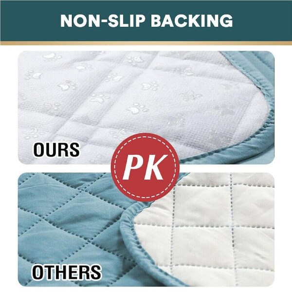 100% Waterproof Sofa Cover Protector Couch Covers for Dogs/Pets 1/2/3/4 Seater 3-Seater / Blue