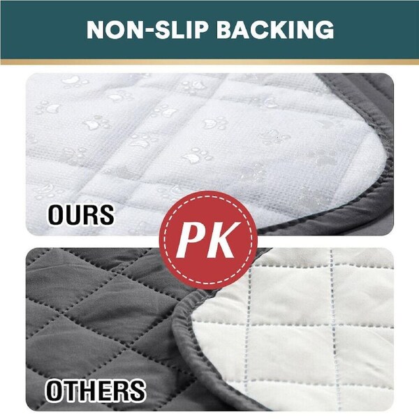 100% Waterproof Sofa Cover Protector Couch Covers for Dogs/Pets 1/2/3/4 Seater 3-Seater / Grey