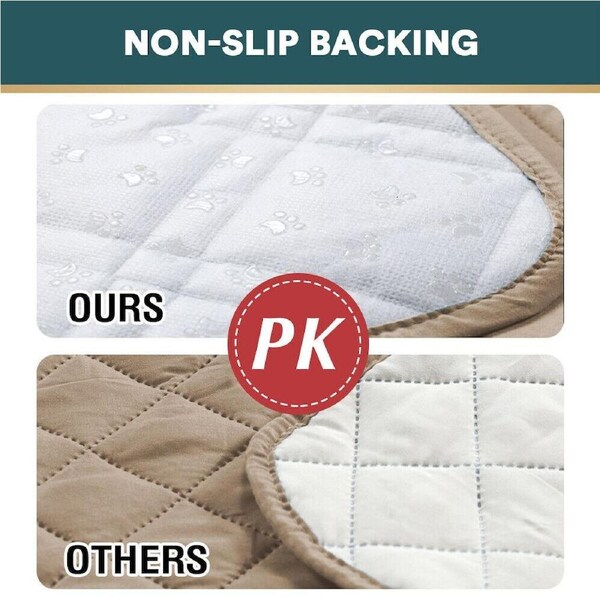 100% Waterproof Sofa Cover Protector Couch Covers for Dogs/Pets for Recliner XL Recliner / Taupe