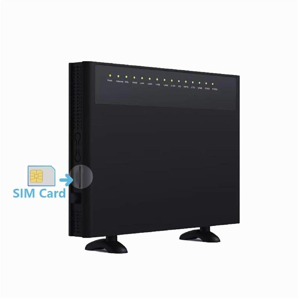 BDI Super Hybrid 4G/LTE VDSL Gigabyte Modem Router with VoIP and 4G Failover