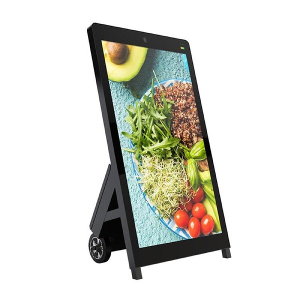 Mistumaru 43'' Mobile Outdoor IP55 Digital Signage A-Frame Display - 1080p