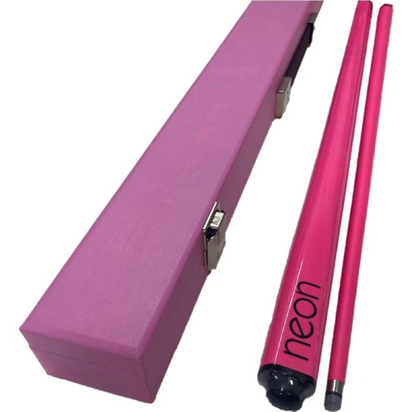 GRAFEX NEON PINK Graphite multi-weight system Pool Snooker Billiard Cue and Pink Cue Case