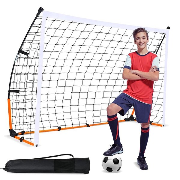 ADVWIN 3.66M Wide Soccer Goal, Large Portable Practice Soccer Net for Backyard Kids, Junior, Adults, with Carry Bag