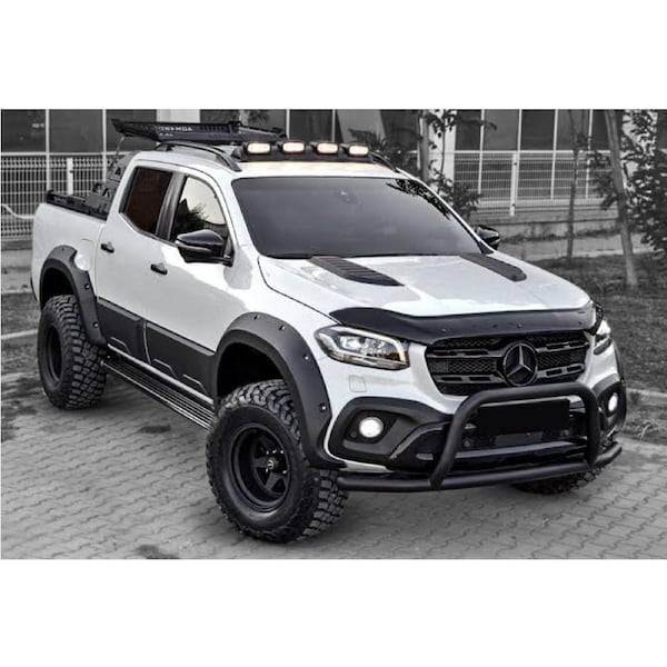 Fender Flares Wheel Arch Pocket Style Black suit Mercedes Benz X Class 2017-2020