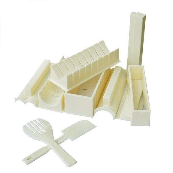 DIY Sushi Maker Making Kit Rice Roller Mold Beginners Homemade Kitchen Tool Set