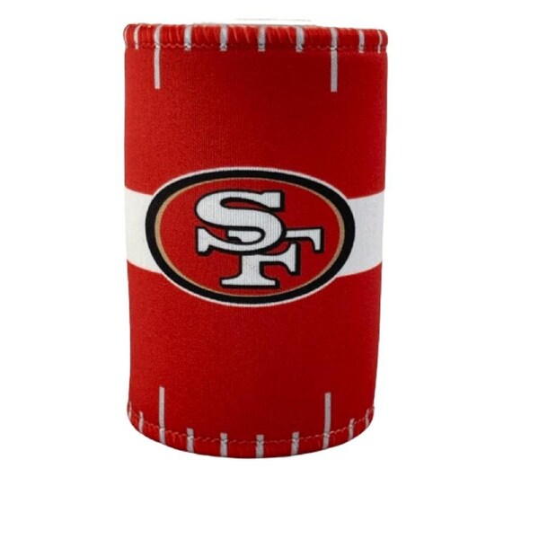 NFL Stubby Cooler - San Francisco 49ers - Can Cooler - Drink - Rubber Base