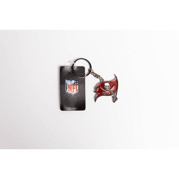 NFL Logo Keyring - Tampa Bay Buccaneers - Key Ring - Metal