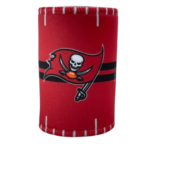 NFL Stubby Cooler - Tampa Bay Buccaneers - Can Cooler - Drink - Rubber Base