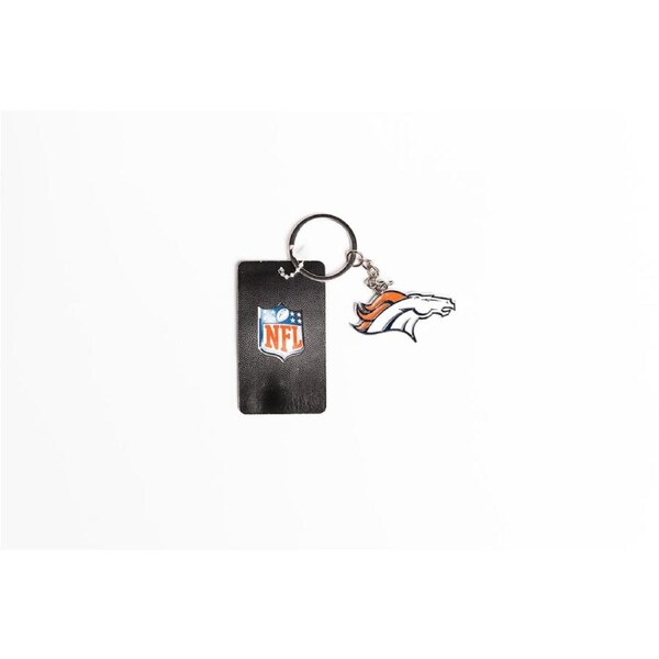 NFL Logo Keyring - Denver Broncos - Key Ring - Metal