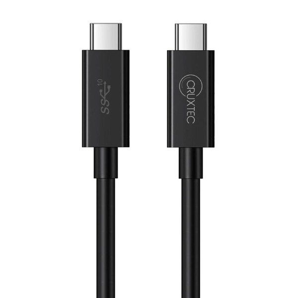 Cruxtec 1m USB-C to Type-C 4K@60Hz Laptop/Smart Phone Data Sync & Charge Cable