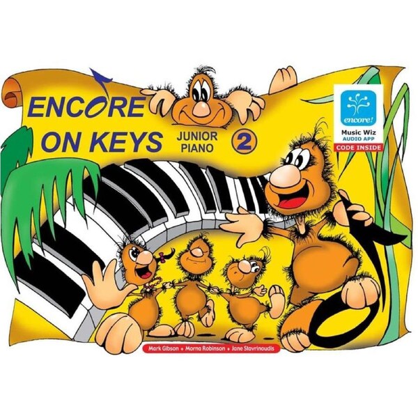 Encore on Keys Junior Piano Level 2 Bk/OLA/Flashcards