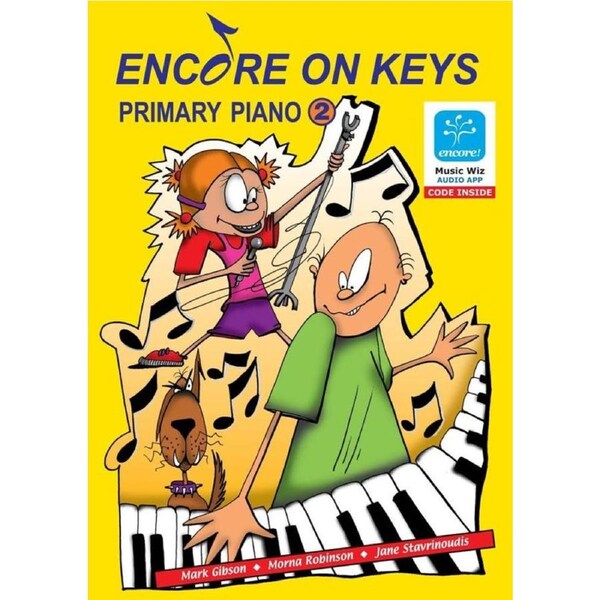 Encore On Keys Primary Piano Level 2 Bk/OLA/Flashcards