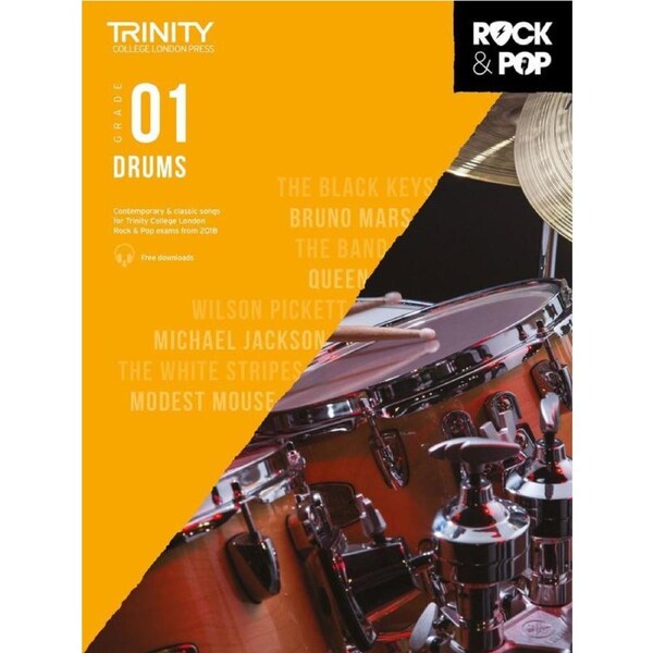 TRINITY ROCK & POP DRUMS GR 1 FROM 2018