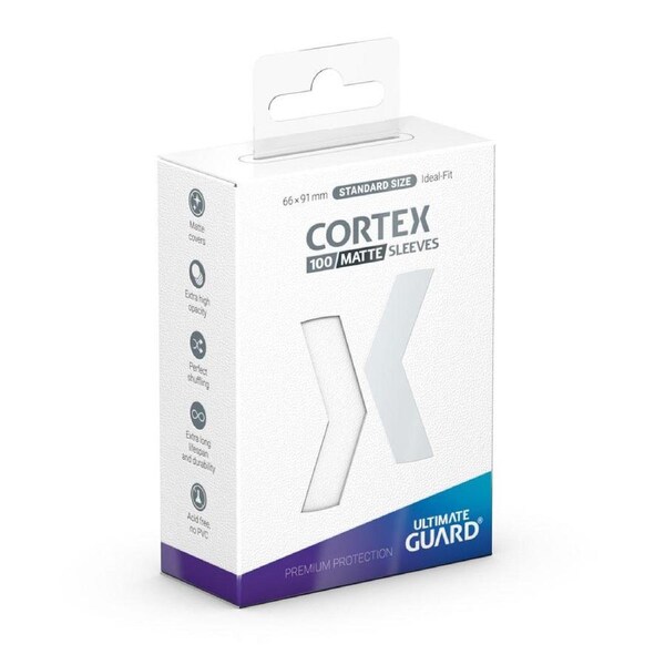 Ultimate Guard Cortex Sleeves Standard Size Matte White (100)