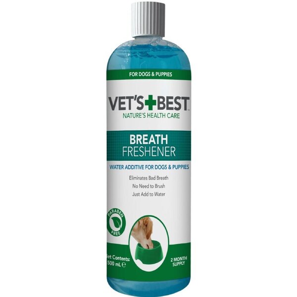 VET'S BEST Dental Breath Freshener For Dogs and Puppies 500ML
