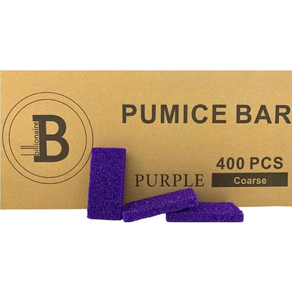 400 x Disposable Pumice Bar Coarse Block Dead Skin Callus Remover Pedicure Nail