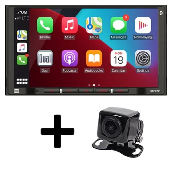 Dual DCPA701W Media Receiver w Backup Camera