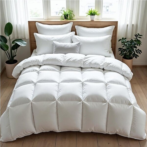 Royal Comfort 800gsm Quilt Down Alternative Duvet Cotton Cover Hotel Grade Queen