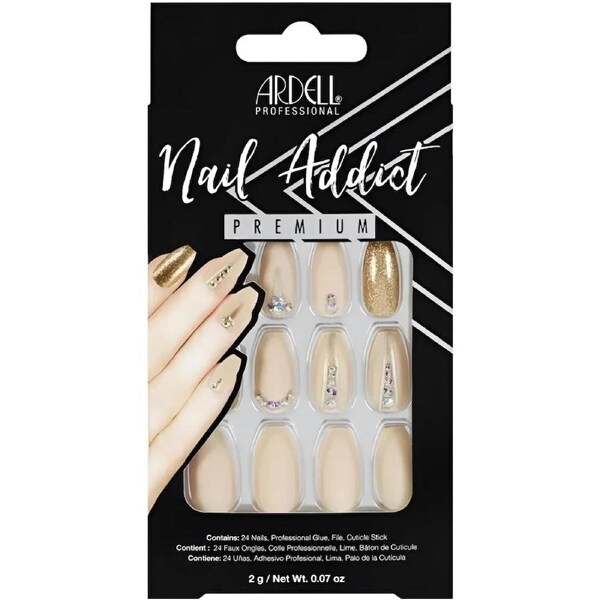 ARDELL Nail Addict - Nude Jeweled