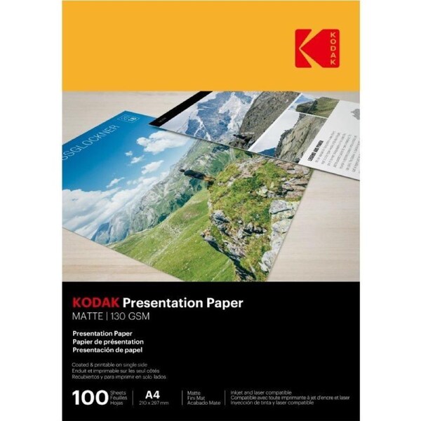 Kodak Presentation Paper Matte 130GSM 100 sheets