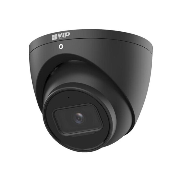 VIP Vision Professional AI Series 8.0MP Fixed Turret Dome Camera Black