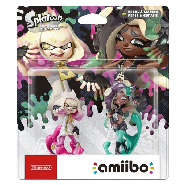 Nintendo Off the Hook Pearl and Marina Inkling Girls Double Pack amiibo (Splatoon Collection)