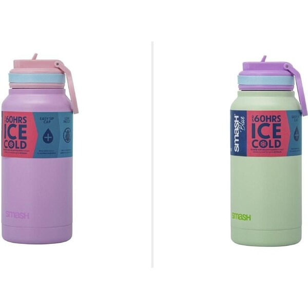 Smash Quencher Double Walled Bottle 800ml - Assorted*