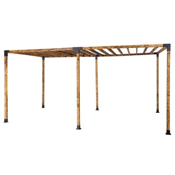 Roof Pergola Gazebo Shed Matte Black Steel Brackets DIY Kits